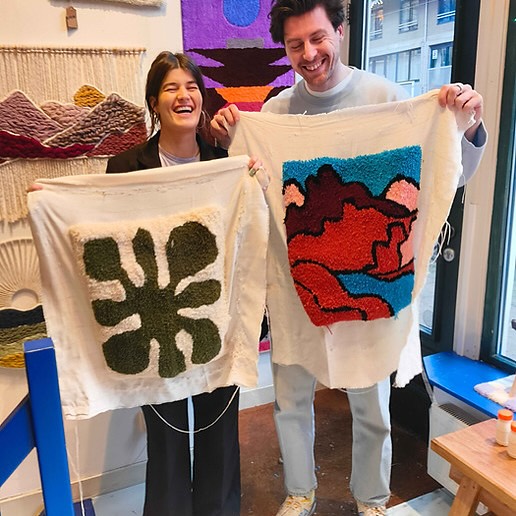 Build your own tufted pillow in Amsterdam — photo 2